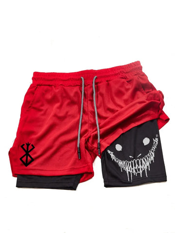 Men's 2-in-1 sports shorts