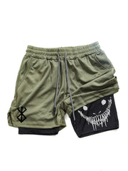 Men's 2-in-1 sports shorts