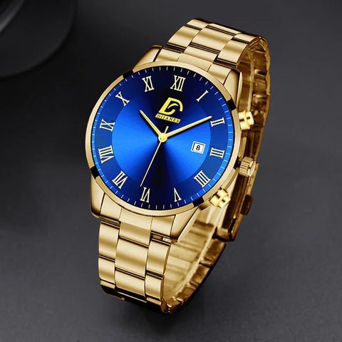 Gold Stainless Steel Watch