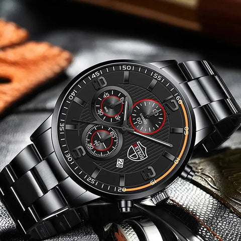 Luxury Sports Quartz Wristwatch