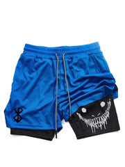 Men's 2-in-1 sports shorts