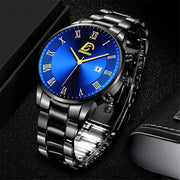 Business Casual Stainless Steel Quartz Wristwatch