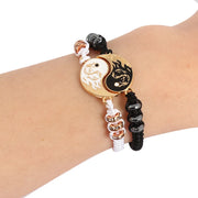 Valentine's Day Yin and Yang Couples Bracelet