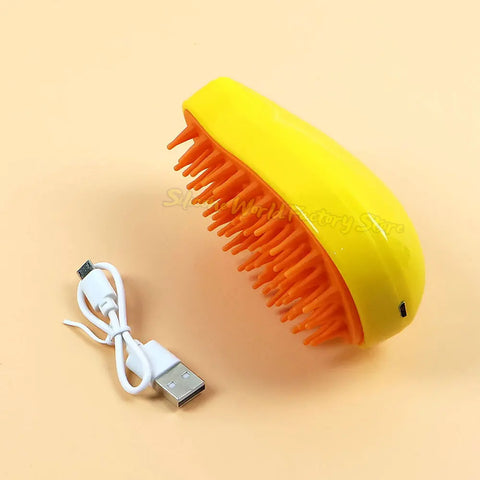 Silicone Steam Pet Brush