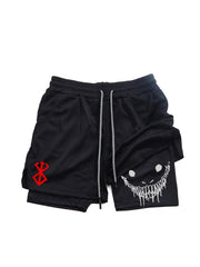 Men's 2-in-1 sports shorts