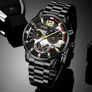 Luxury Stainless Steel Quartz Watch