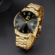 Gold Stainless Steel Watch