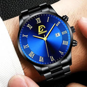 Business Casual Stainless Steel Quartz Wristwatch