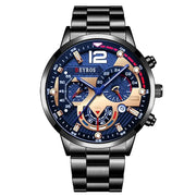 Stainless Steel Luxury Quartz Wristwatch