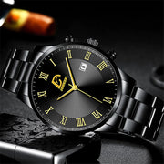 Business Casual Stainless Steel Quartz Wristwatch