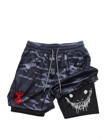 Men's 2-in-1 sports shorts